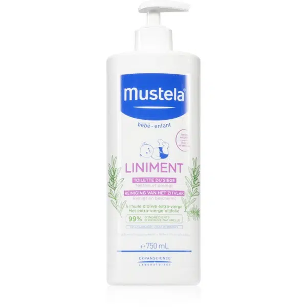 Mustela Bébé Liniment čistiace mlieko pre deti od narodenia 750 ml