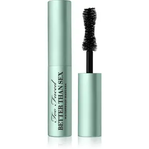 Too Faced Better Than Sex Waterproof Mascara Travel Size vodeodolná riasenka pre objem a zahustenie rias 4.8 g