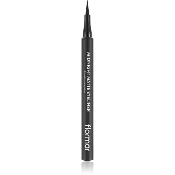 flormar Midnight Matte Eyeliner linka na oči vo fixke s matným efektom odtieň 01 Black 1,2 ml