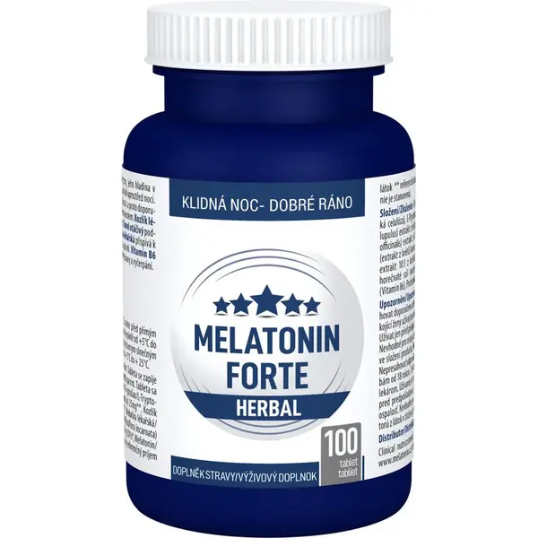 CLINICAL Melatonín Herbal 100 tabliet