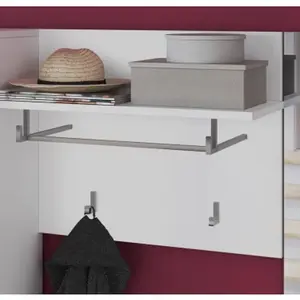 Předsíňový šatní panel Linus, bílý