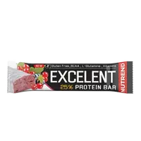 NUTREND Excelent protein bar černý rybíz s brusinkami 85 g