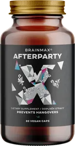 BRAINMAX AFTERPARTY, Bojovník za rána bez těžkých kocovin 80 kapslí