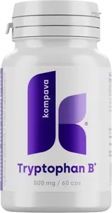KOMPAVA Aminokyseliny Tryptofan B+, 500 mg 60 kapslí
