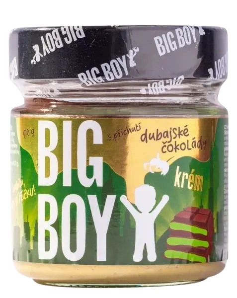 BIG BOY ® Pistáciový krém s příchutí dubajské čokolády 170 g