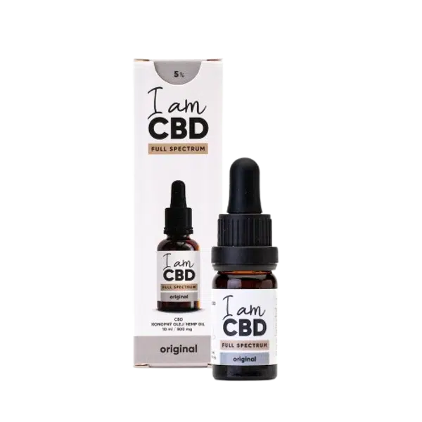 I AM CBD Full Spectrum CBD konopný olej 5% original 10 ml