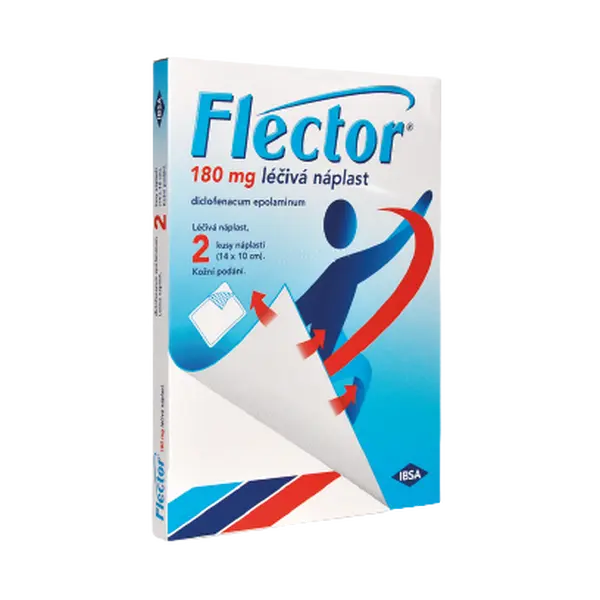 FLECTOR 180 mg léčivá náplast 2 ks