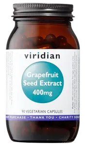 VIRIDIAN Grapefruit Seed Extract 400 mg  (Extrakt ze semínek grepfruitu) 90 kapslí