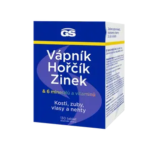 GS Vápník, hořčík, zinek 130 tablet