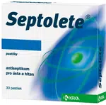 SEPTOLETE Menthol antiseptikum pro ústa a hltan 1 mg 30 pastilek