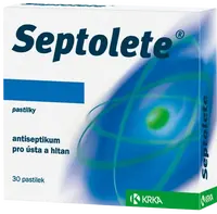 SEPTOLETE Menthol antiseptikum pro ústa a hltan 1 mg 30 pastilek