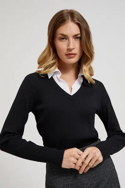 Marisse Women's Blouse Z-Ts-4523 Black