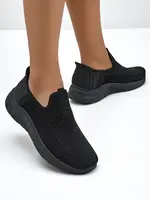 Resti Women's Slip-On Fabric Sports Shoes Secat