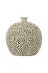 Nádoba s víkem Bloomingville Briar 12,5 x 13 cm šedá barva