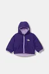 Oboustranná kojenecká bunda The North Face BABY REVERSIBLE PERRITO HOODED JACKET
