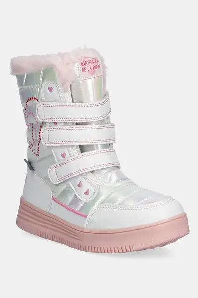 Dětské sněhule Agatha Ruiz de la Prada bílá barva, 251991