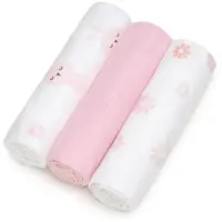 T-TOMI TETRA Cloth Diapers HIGH QUALITY látkové pleny Bunnies 70x70 cm 3 ks