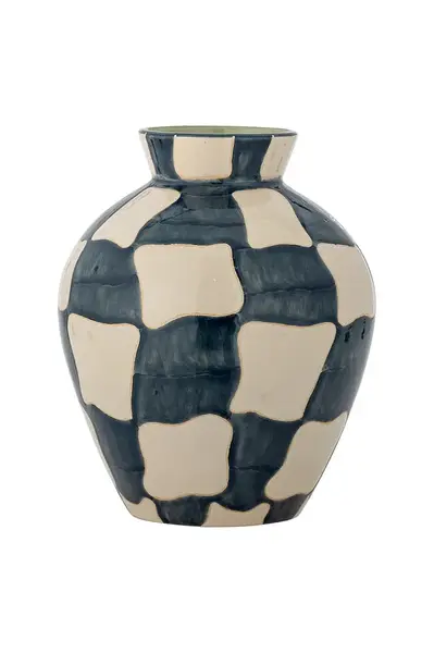 Dekorativní váza Bloomingville Check 20 x 24 cm