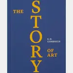 Kniha The Story of Art - Luxury Edition by E.H. Gombrich, English tmavomodrá barva