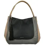 Dámská kabelka na rameno černá/béžová - MaxFly Sigrid