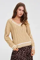 Marisse WOMEN'S SWEATER Z-SW-4828 BEIGE