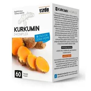 VIRDE Kurkumin 3-komplex 60 kapsúl