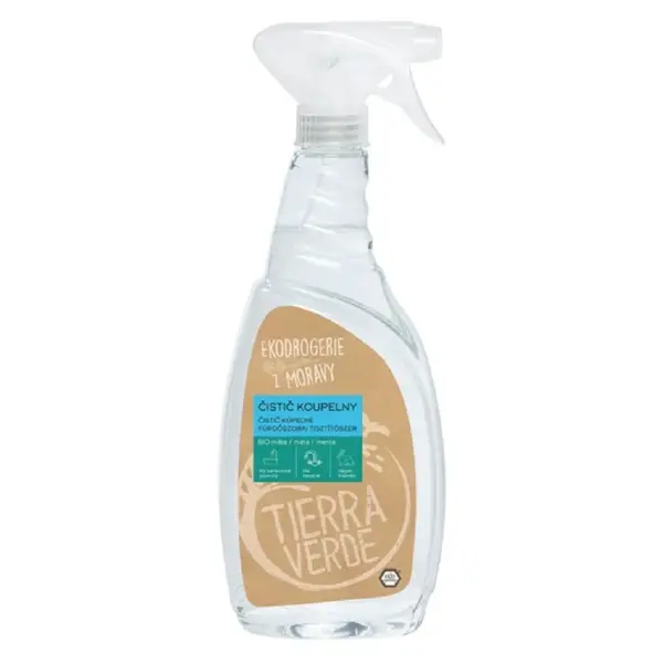 TIERRA VERDE Čistič kúpeľne s BIO mätou sprej 750 ml