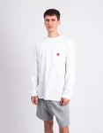 Carhartt WIP L/S Pocket Heart T-Shirt White/Red XS