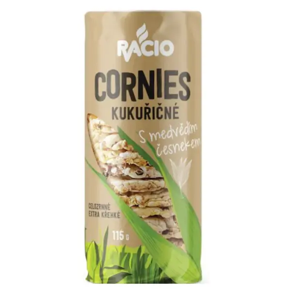 RACIO Cornies kukuričné ​​s medvedím cesnakom 115 g