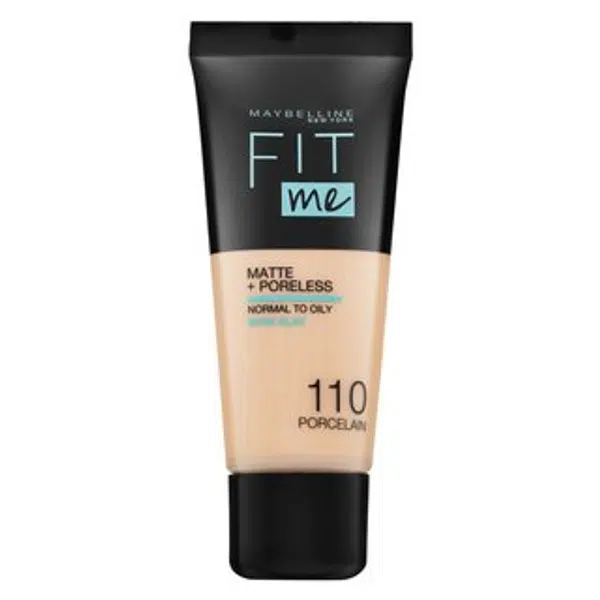 Maybelline Fit Me! Foundation Matte + Poreless tekutý make-up so zmatňujúcim účinkom 110 Porcelain 30 ml