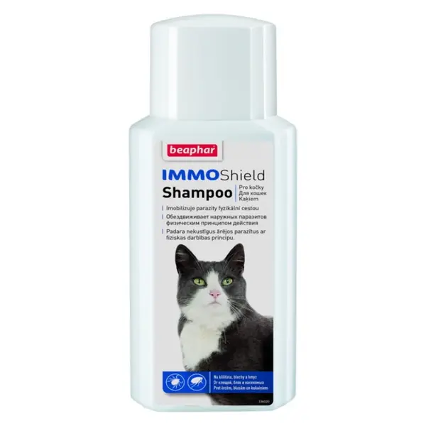 BEAPHAR Šampón Immo Shield antiparazitárny pre mačky 200 ml