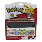 CyP Brands Sada školských potrieb Pokémon (penál, ceruzky, guma, strúhadlo)
