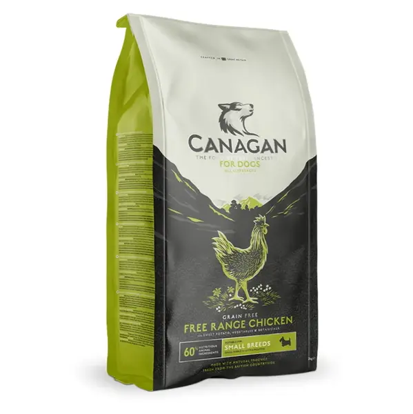 CANAGAN Small Breed Free range chicken granule pro psy, Hmotnost balení: 6 kg
