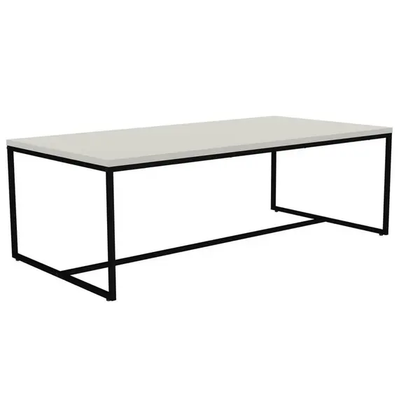 KONFERENČNÍ STOLEK, bílá, kompozitní dřevo, 120/60/40 cm