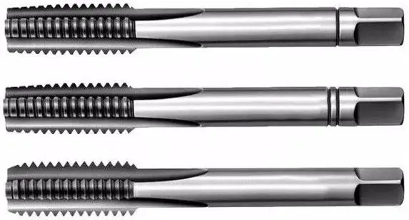 Bučovice Tools Závitník sadový M5x0,8 NO, levý závit ČSN 22 3010, 3 ks Velikost: 14x2 mm