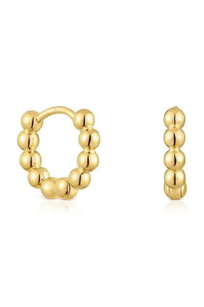 Pozlacené náušnice Tous 1004202400