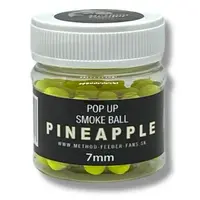Method feeder fans plovoucí boilies pop up smoke ball 7 mm 50 ml - ananas