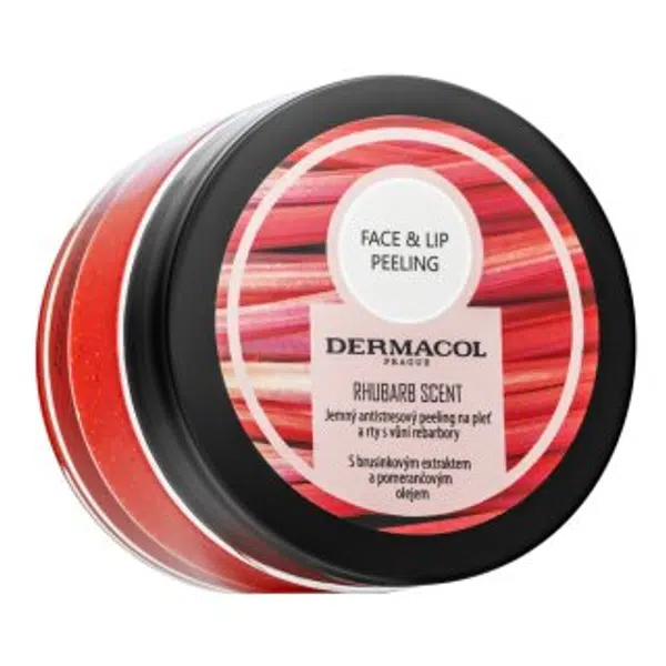 Dermacol Face & Lip peeling Peeling Rhubarb Scent 50 ml