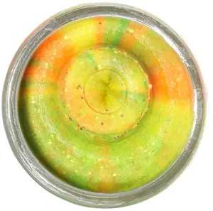 Berkley těsto na pstruhy natural glitter troutbait česnek - třpytivá duhová