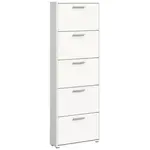 Carryhome VYKLÁPĚCÍ BOTNÍK, bílá, 59/169/17 cm