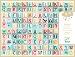 Djeco Samolepky abeceda