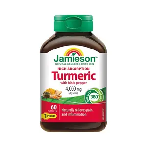 Jamieson Kurkumin s černým pepřem 60 kapslí