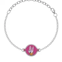 Disney Půvabný stříbrný náramek Daisy Duck BS00021SRPL-5