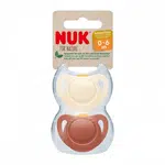 NUK for NATURE dudlík latex 0-6m. BOX červená 2 ks