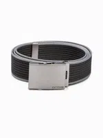Ombre Men's two-tone parchment belt