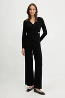 Overal Joseph Ribkoff černá barva, s výstřihem do v, 253046