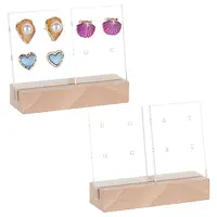 Transparent Acrylic Earring Display Organizer Holder