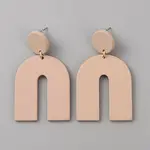 Acrylic Geometry Dangle Stud Earrings for Women