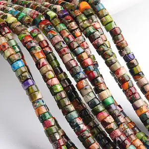Dyed Natural Imperial Jasper Beads Strands