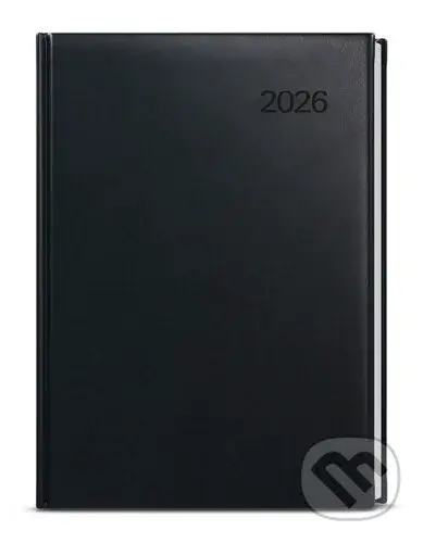 Týdenní diář 2026 Oskar Vivella A5 černá